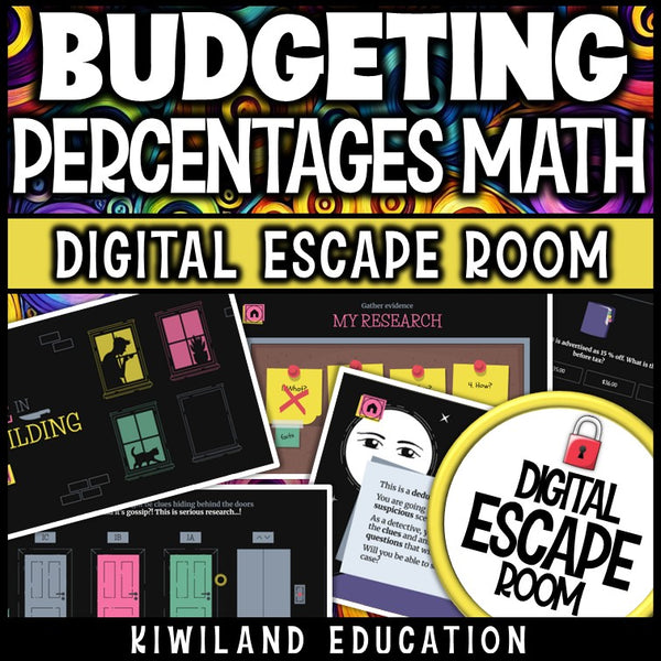 Interactive math activity on percentages, sales tax, and profit for grades 6–8