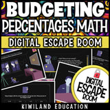 Self-checking digital escape room game for teaching real-world money math