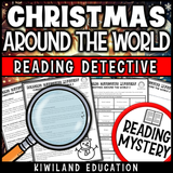 Comprehension activity comparing Christmas traditions in 5 countries