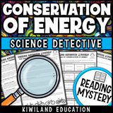 Informational text and questions exploring kinetic and potential energy transformations