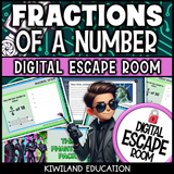 Interactive math game for practicing fraction multiplication