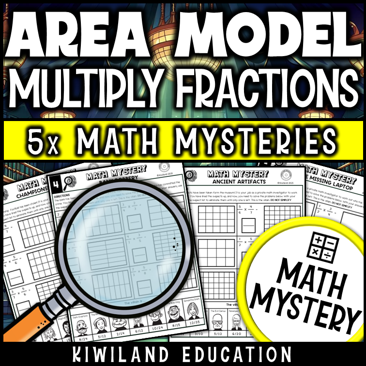 Multiplying Fractions with Area Models