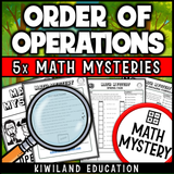Order Of Operations Math Mystery