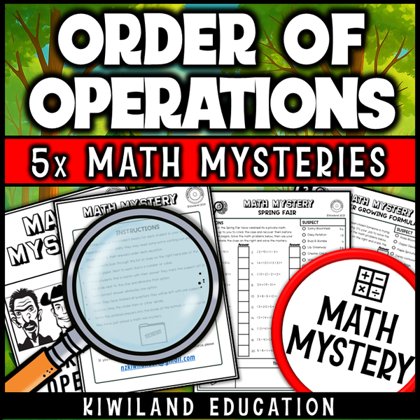 Order Of Operations Math Mystery