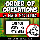 Order Of Operations Activities
