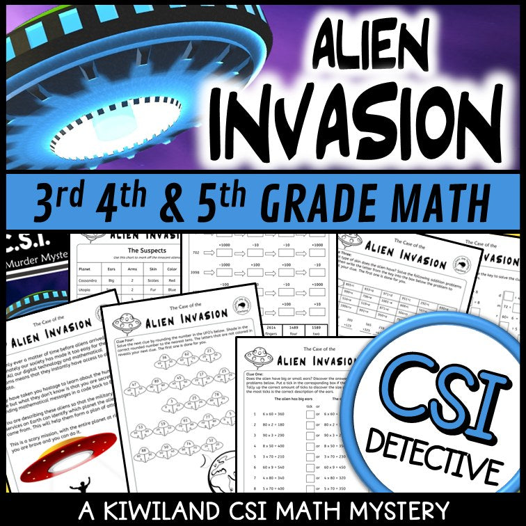 Multiplication & Division CSI Math Mystery | Grades 3–5 | Printable PDF ...