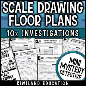 Scale Drawings and Floor Plans | Mystery Detective | Grades 6–9 | Blueprint