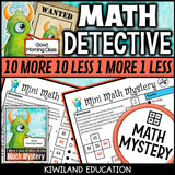 10 more 10 less math mystery answer key