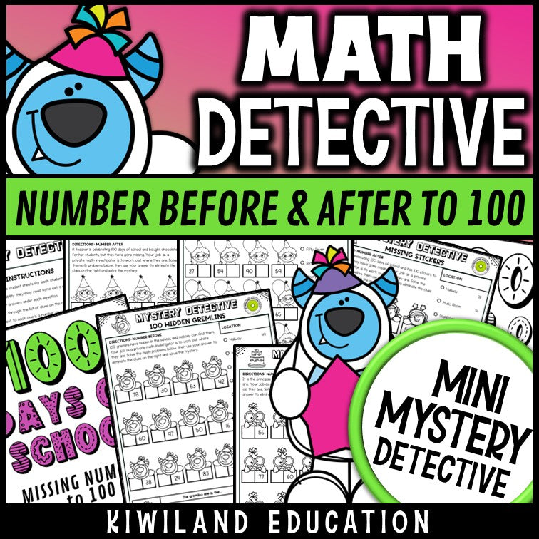 100th day of school numbers before and after to 100 worksheets