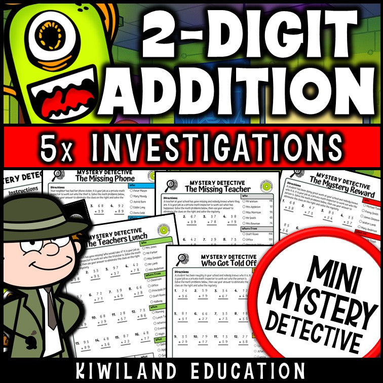 2-digit addition with regrouping worksheets 1st 2nd grade