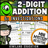 2-digit addition without regrouping worksheets 1st 2nd grade