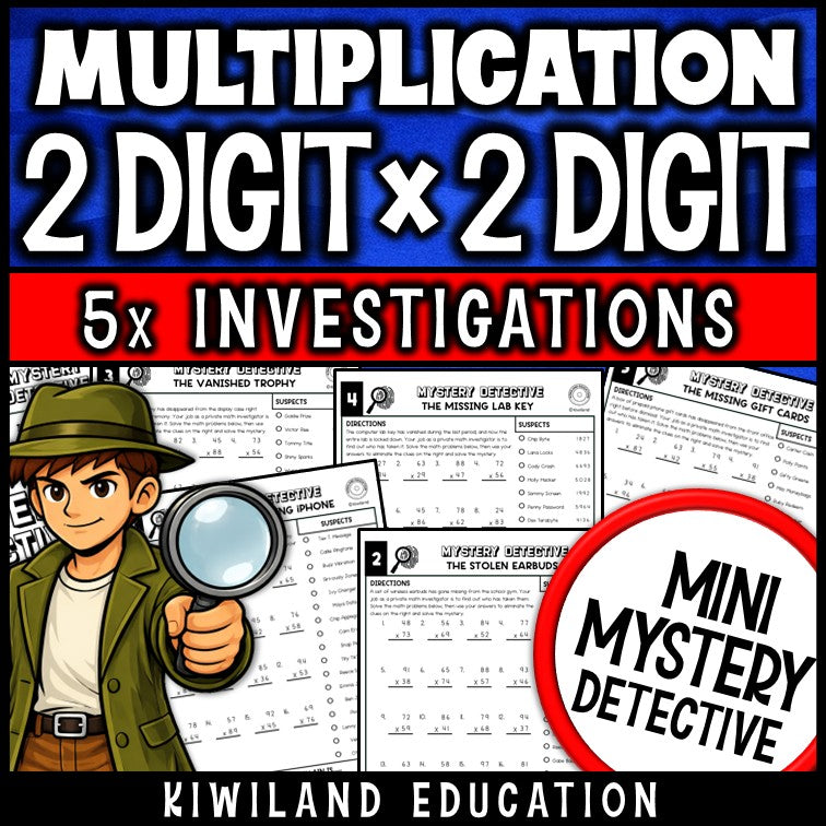 2-digit by 2-digit multiplication worksheets grades 4-5