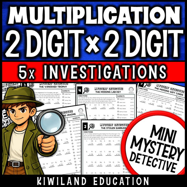 2-digit by 2-digit multiplication worksheets grades 4-5