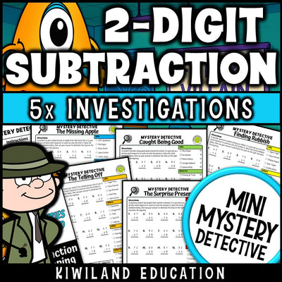 2-digit subtraction with regrouping worksheets 1st 2nd grade