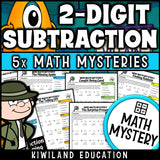 Printable 2-digit subtraction with regrouping math worksheets for students