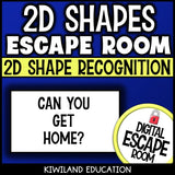 2D shapes digital escape room – Grades 2–4 geometry