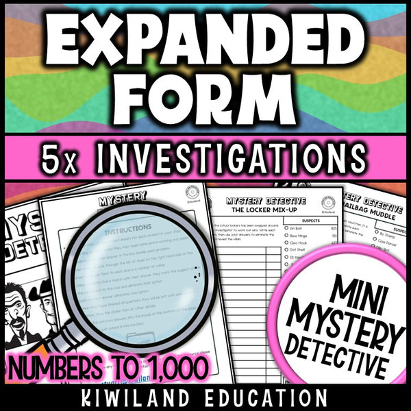 2nd and 3rd grade expanded form to standard form no-prep printable