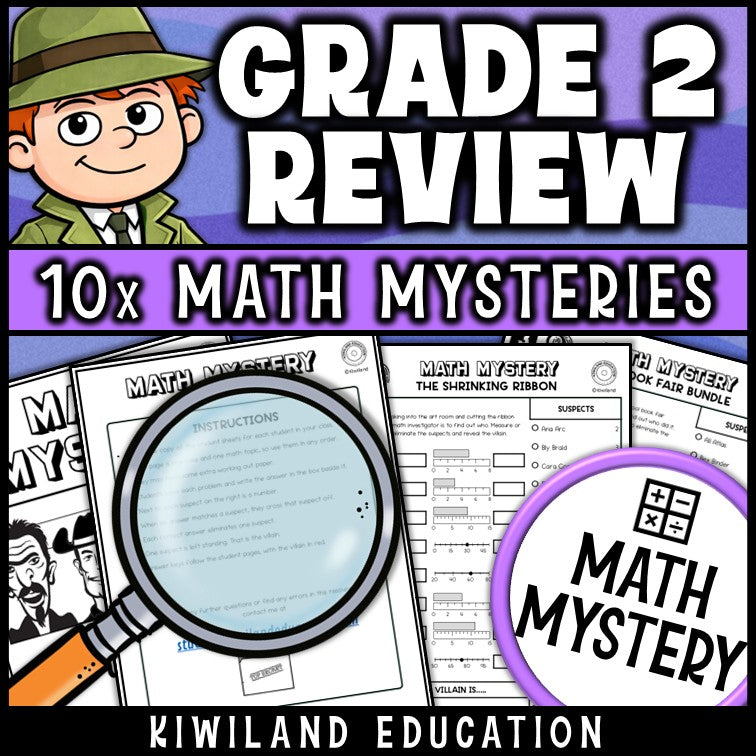 2nd grade math spiral review packet for morning work and substitute plans