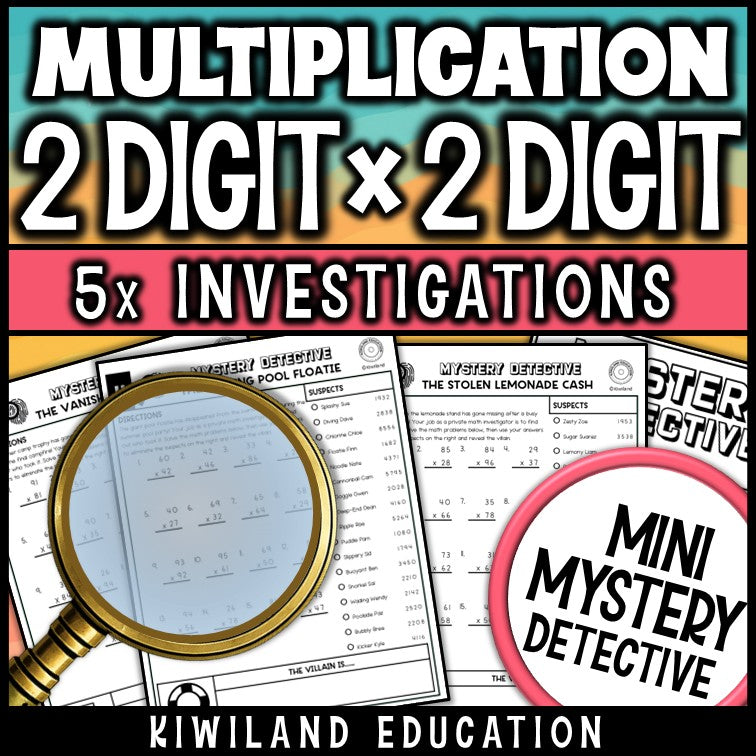 2x2 multiplication worksheets with answer keys grade 4-5