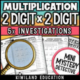 2x2 multiplication worksheets with answer keys grade 4-5