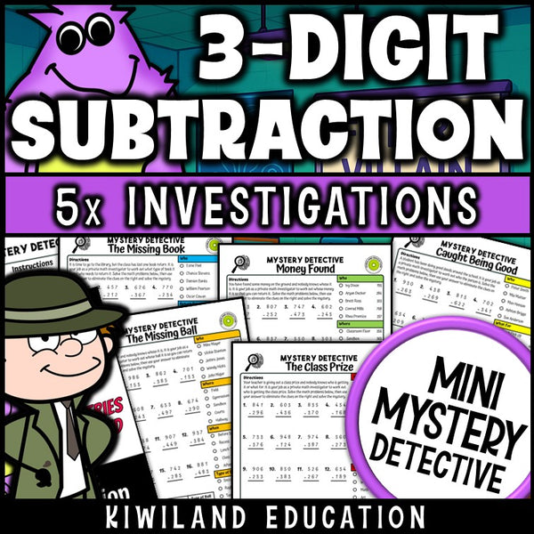 3-digit subtraction with regrouping worksheets 2nd 3rd grade