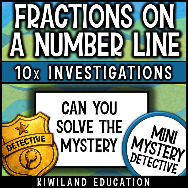 Can you solve the mystery? No prep 3rd grade fractions activity for early finishers and test prep