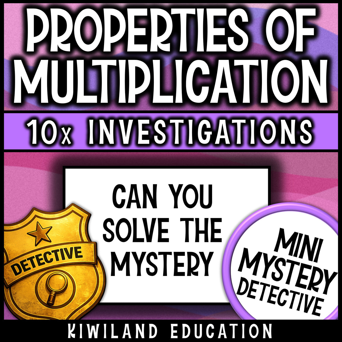 3rd grade multiplication strategies mystery print and go early finishers