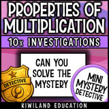 3rd grade multiplication strategies mystery print and go early finishers