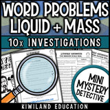 3rd grade word problems on metric measurement for math centers, with teacher instructions
