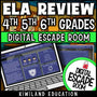 Reading comprehension digital escape room for grades 4–6 reviewing theme and figurative language