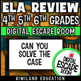 No-prep digital reading activity for back-to-school and end-of-year review
