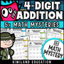 4-digit addition with regrouping printable math worksheets for students"