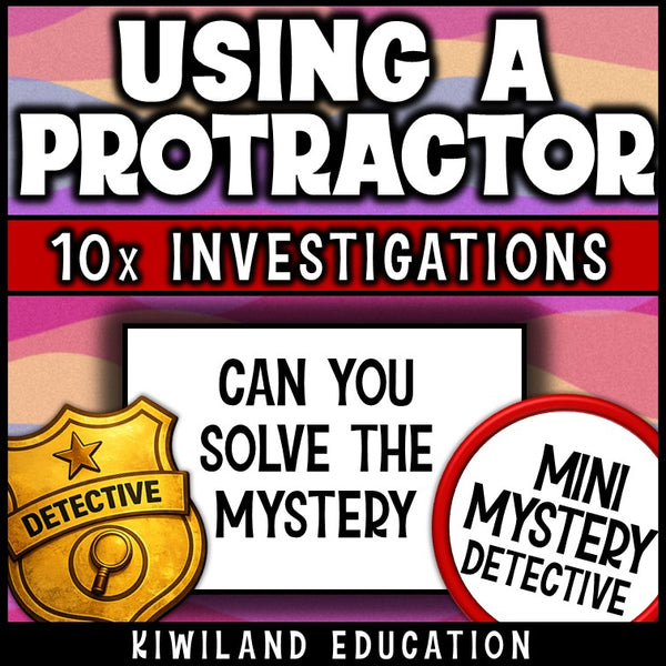Can you solve the mystery? No prep 4th grade angles detective activity for math centers, early finishers, sub plans and homework