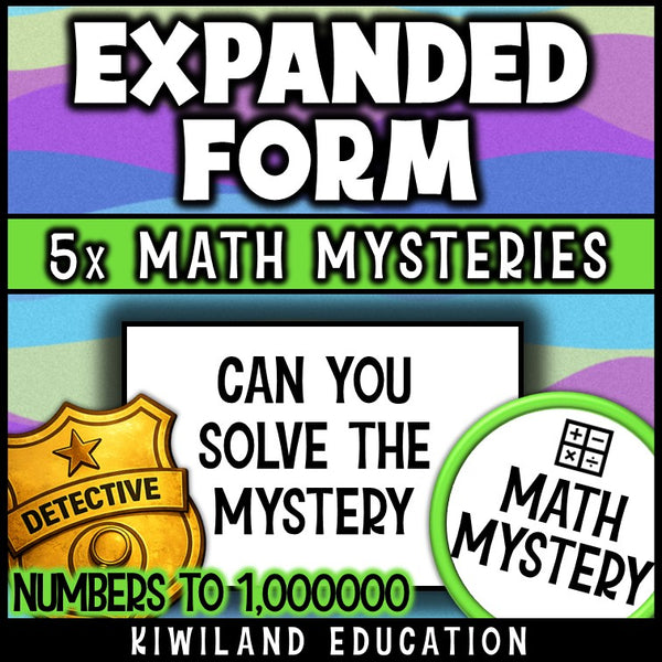 4th grade expanded notation detective math activity for early finishers