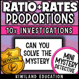6th grade ratios rates proportional reasoning review no prep early finishers sub plans