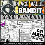 Place value and skip counting math mystery printable PDF for grades 2–3