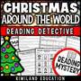 Printable Christmas Around the World reading mystery for December lessons