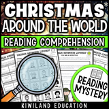 Christmas detective-style reading passage with critical thinking questions