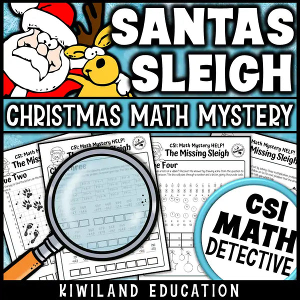 Holiday suspect elimination chart for students to solve