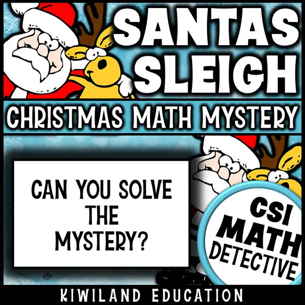 December math activity with festive storyline and skill practice