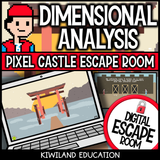 Digital escape room for dimensional analysis and unit conversions