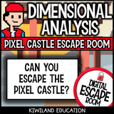 No-prep escape room for practicing dimensional analysis in class