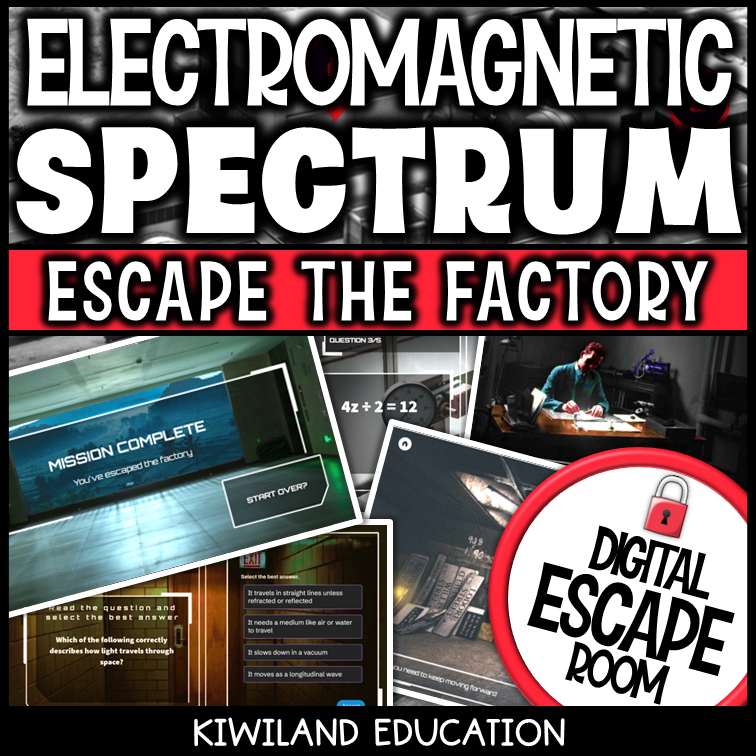No-prep digital activity on light, energy, and wave behavior