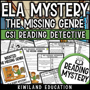 End of Year ELA Scoot Mystery Activity – Reading Comprehension Game for Grades 3–5