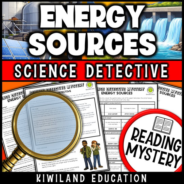 Nonfiction energy resources reading comprehension passage for grades 3-6