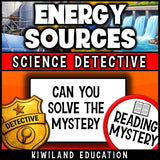 No-prep energy resources reading comprehension worksheet with answer key