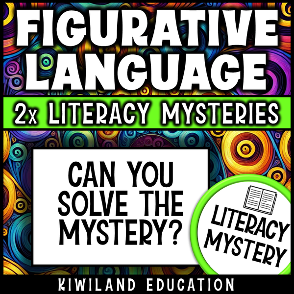 Independent escape room-style ELA activity with figurative language clues