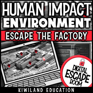 Human Impact on the Environment Digital Escape Room | Earth Science Activity | Grades 5–8