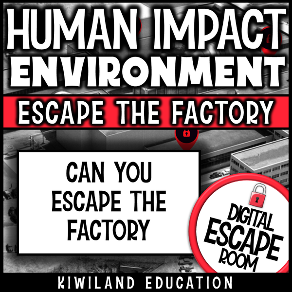 No-prep digital escape room for learning about climate and pollution