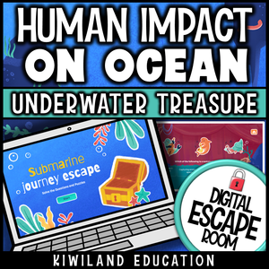 Human Impact on Oceans Digital Escape Room | Ocean Ecosystems Activity | Grades 5–8